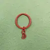 Llavero de color 30mm anillo plano pintado con anillo cerrado accesorios de joyería anillo plano para llaves con cadena accesorios hechos a mano