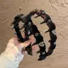 Nueva Exquisita Diadema Ultra Brillante con Pedrería de Corazón 2025 para Mujer, Accesorio Versátil de Alta Gama con Corona Alta Diadema Exterior para Mujer