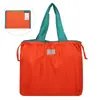 Bolsas de compras vacías personalizadas con forma de nube, bolsas de mano plegables con retazos de colores contrastantes y bolsas de regalo promocionales con estampado de logotipo