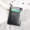 Aliexpress Anti-Robo Rfid Piel Genuina Retro Portatarjetas Licencia de Conducir para Hombre Billetera Pequeña para Monedas Portatarjetas de Crédito Portatarjetas para Mujer