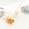 Flor Artificial Folha Dourada Casamento Natal Ano Novo Decoração Barril de Eucalipto Dourado Decoração Folha de Dinheiro Folha de Ginkgo