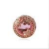 Jiaren Novo Bracelet de Flor de Cinco Pétalas Ouro Rosa com Contas de Diamante Ponto de Flor Broca de Ponto Flor de Contas Grande Buraco Cabelo Liso