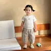 Pantalones Anchos de Rayas Coloridas Estilo Verano Nuevo para Niñas Pequeñas, Pantalones Rectos Frescos y Sueltos 62019