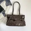 2026 Nueva Hebilla de Cinturón de Moda Versátil Coreana de Nicho Bolso de Mujer Casual de Mano para Hombro Debajo del Brazo de Moda