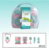 Casa de Juegos Educativa para Educación Infantil Transfronteriza, Set de Juguetes de Herramientas Médicas de Simulación, Caja de Almacenamiento para Juego de Roles, Escucha e Inyección