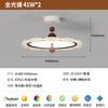 Lámpara de Techo para Dormitorio Estilo Francés de Mediados de Siglo Grano de Madera Dormitorio Principal Estilo Crema Protección Ocular Espectro Completo Lámpara para Restaurante Lámparas