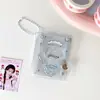 Álbum de Fotos Hisocute con Brillo en Forma de Corazón de 2 Pulgadas para Tarjetas de Fans y Fotos de Identificación Colgante de Mini Mochila