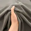 2026 Modelo Nuevo Sábana Universal para Todas las Estaciones Pieza Única Color Sólido No 100% Algodón Algodón Puro Dormitorio Cama Individual 1.2m Funda de Almohada Juego de Tres Piezas