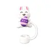 Nuevas Tapas de Popote Stanley Animales Mariposa Silicona de Grado Alimenticio Cubiertas para Popote 10mm Popote Cubiertas de Silicona Mayoreo