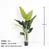 Plantas Verdes Artificiais de Alta Qualidade, Nandina, Bananeira do Viajante, Plantas Grandes de Chão para Interior em Vasos, Decoração de Janela e Entrada, Plantas Falsas