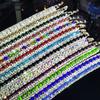 Pulsera de pedrería de moda nueva para mujer, pulsera de diamantes completa para novia, ropa de boda, accesorios de boda, una generación de cabello