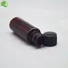 Botellas de Líquido Oral al por Mayor, Botellas de Reactivo de Grado Alimenticio de 20 ml, Botellas de Plástico Grueso Selladas Marrones para Medicamentos Líquidos con Tapas