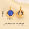 Accesorios Plateados Chapados en Oro, Cuentas Cilíndricas de Plata 925 con Lapislázuli, Cuentas Separadoras para Manualidades DIY, Cuentas de Oración Budistas, Accesorios de Cuentas Separadoras para Pulseras