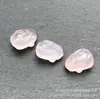 Ágata Blanca Natural Calcedonia Conejo Joyería Accesorios Hecho a Mano DIY Teléfono Móvil Colgante de Llave Accesorios Venta al por Mayor