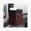 BAW-10 Bolsa para Celular para Saída de Ar de Carro Vinho Tinto Bolsa para Miudezas para Saída de Ar de Carro Bolsa de Armazenamento