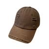 Boné de beisebol rasgado retrô personalizado para crianças ins Primavera e verão na moda Hip-Hop All-Match Casual Soft Top Cap