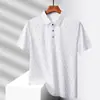 Camisa Polo de Seda Helada de Alta Gama para Hombre, Camiseta Delgada de Manga Corta con Cuello de Solapa de Secado Rápido para Verano, Estilo Japonés y Coreano, Fabricante de Amazon Shopee
