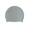 Stock Listo Gorro de Natación de Silicona para Adultos Impermeable y Cómodo Unisex Gorro de Natación No Elástico con Impresión de Logo Venta Directa de Fábrica