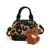 Bolso Concha de Estilo Coreano para Niña Moda Estampado Lindo Bolso de Mano de Osito Bebé 2025 Nuevo Mini Bolso para Niños