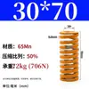 Padrão Japonês Resistente a Altas Temperaturas Mola de Molde Mola de Compressão Doméstica 65Mntf Fio Plano Compressão Retangular Alta Elasticidade Alta Resiliência