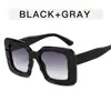 Gafas de sol con montura generosa de moda Gafas de sol con montura gruesa para hombre y mujer europeas y americanas Gafas de sol de moda personalizadas populares transfronterizas