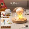Luz de Noche de Gelatina de Concha de Erizo de Mar Natural Kit de Materiales Hechos a Mano para Bricolaje Adorno Decorativo Regalo para Niños y Novias
