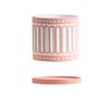 Maceta de Flores de Cemento Estilo Nórdico Morandi Simple Hogar Cerámica Maceta Suculentas Plantas Verdes Flores con Plato Amazon