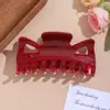 Pinza para el Cabello Sencilla de Purpurina Fina de Tamaño Grande para Mujer, Pinza de Tiburón Mariposa de Gama Alta para Recogido en la Parte Trasera de la Cabeza, Venta al por Mayor de Accesorios para el Cabello