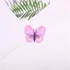 Parche de ropa nuevo transfronterizo parche decorativo de mariposa fábrica stock puntual parche de tela bordado de mariposa de poliéster de una sola capa