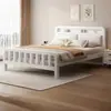 Cama de estrutura de ferro, cama de casal para uso doméstico, cama de ferro de 1,5 metro, reforçada e espessa, cama de solteiro econômica de 1,8 metro para crianças, cama de ferro