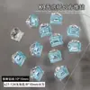 Decoraciones para Uñas con Pedrería K9 Rectangular en Forma de Rombo Sin Base, Accesorios de Bolas de Pedrería de Azúcar Helado Terminados a Mano, Decoración de Uñas al por Mayor