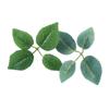 Dia dos Namorados Nº 2 Haste Plástica para Embalar Flores Material Artesanal Haste de Flor Verde Haste de Arame Verde Flor Folha Galho Suporte de Flor Base