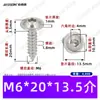 Tornillos Autoperforantes de Acero Inoxidable 304 de Cabeza Redonda Acolchada con Vaso Hexagonal M3~M8 Estándar Guangdong Pwa Vaso Hexagonal Tornillos Autoperforantes de Rosca Gruesa