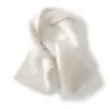 Bufanda Cepillada para Mujer 100% Cachemir Puro Más Fácil de Combinar Moda Casual Protección Cálida para el Cuello Tejida Perforada Bufanda Nueva