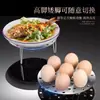 Suporte Universal de Aço Inoxidável para Cozinhar no Vapor para Uso Doméstico, Grade Multifuncional Espessada de Aço Inoxidável para Cozinhar no Vapor, Bandeja Redonda Dobrável de Alta Pernas para Cozinha
