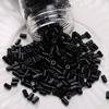 Cuentas de arroz de vidrio de alta calidad Oscuro Oscuro Cuentas redondas DIY Hecho a mano Casero Accesorios para collar pulsera con cuentas
