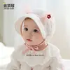 Sombrero Super Lindo para Bebé Niña, Protección Solar de Primavera con Orejeras para Recién Nacidos, Sombrero de Princesa Super Adorable