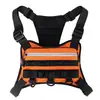 Bolso Cruzado Táctico para Pecho Exterior Tela Oxford Chaleco Deportivo para Ciclismo Bolso Chaleco de Trabajo Ligero Bolso para Señuelos