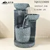 Adorno de fuente de agua en forma de torre creativa transfronteriza, decoración de resina para patio exterior con agua circulante que atrae la fortuna, venta al por mayor de fábrica de artesanías de resina