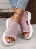 Nuevas Sandalias Romanas de Comercio Exterior para Mujer, Moda Trendy 2025, Suela Suave Transpirable, Zapatos Casuales de Playa para Mujer de Verano, Transfronterizo