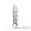 Sexy Niuniu Hombres Guerreros Lobo Cubierta de Cristal Lobos Maza Sexo Funda Peneana Alargada Juguete para Parejas Productos Sexuales
