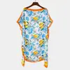 Itens de Moda Populares Transfronteiriços: Vestidos Estilo Europeu e Americano, Saídas de Praia tipo Biquíni, Vestidos Elegantes com Proteção Solar e Xales