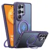 360 grados La carcasa Fulcrum es adecuada para Samsung S26Ultra Funda para teléfono móvil esmerilada Más soporte de amortiguación magnética Anticaída 25U