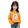 Camiseta de Manga Larga Dulce Linda con Estampado de Dibujos Animados para Niña 2026 Otoño Nueva Superior de Estilo Casual para Niñas