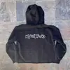 Outono e inverno 2025 novo moletom casual confortável com estampa de padrão engraçado gótico harajuku hip hop solto