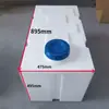 Tanque de armazenamento de água horizontal Tanque de água quadrado de PE Banheiro externo Montado em veículo Uso móvel de água Resistente ao sol Resistente ao congelamento Diesel Drones Armazenamento de medicamentos