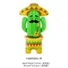 Balões de folha de cacto com base de suporte de tema mexicano novos para decoração de festas, balões no atacado