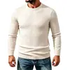 2026 Comercio Exterior Moda Europea y Americana para Hombre Corte Delgado Talla Grande Cuello Redondo Tejidos de Punto Estilo Nuevo Ropa de Punto Casual para Hombre