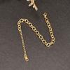 S21 Venta al por mayor de fábrica Dulce Elegante Diseño de Cadena Cruzada Suave Pulsera de Acero de Titanio Oro de 18 Quilates para Mujer