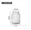 Vaso de Vidro Transparente Listra Vertical Simples Flores Hidropônicas Flor Seca Flor Flor Aparato Casa Sala de Estar Grande Enfeites Decorativos